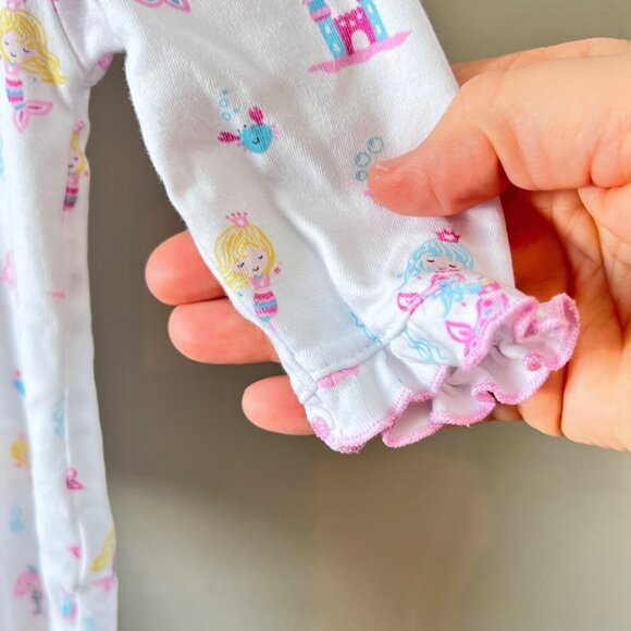 Kissy‎ Kissy Baby Girl One Piece Mermaid Castle Footies- Size 3-6m - Picture 3 of 4